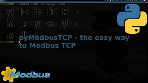 There are two common types of Modbus - RTU and TCPIP. . Modbus tcp python